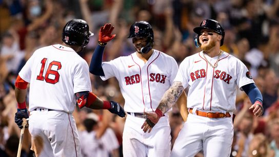 BSJ Game Report: Red Sox 11, Yankees 6 - Behind Martinez & Story, Boston scores final 9 to gain split taken at BSJ Headquarters (Red Sox)